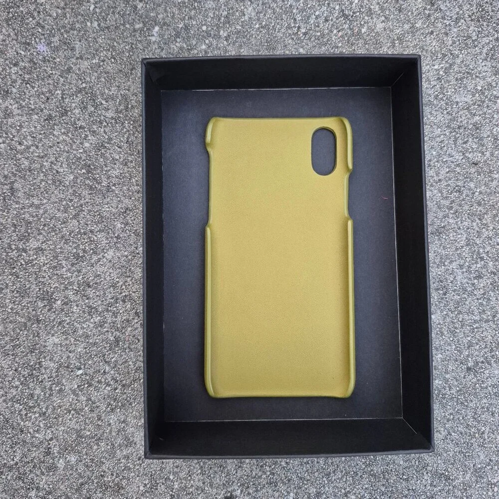 New NIB Bottega Veneta Intrecciato Leather iPhone X Case in Chamomile